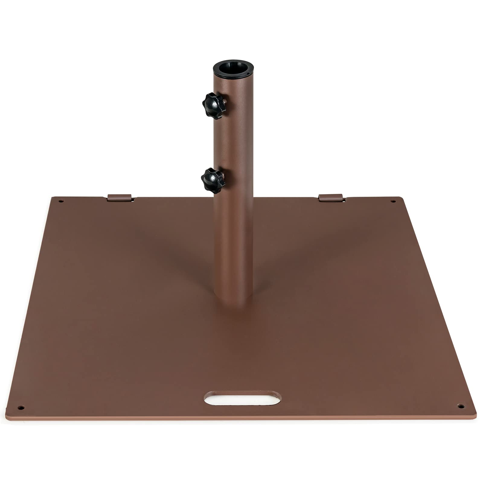 50 LBS Patio Umbrella Stand, Fits for 1.6 - 1.9 Umbrella Pole (Bronze)